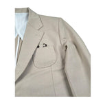 Emanuel Pris Giacca Tinta Unita con Taschino per Bambino EGC1078R BEIGE EMANUEL PRIS 