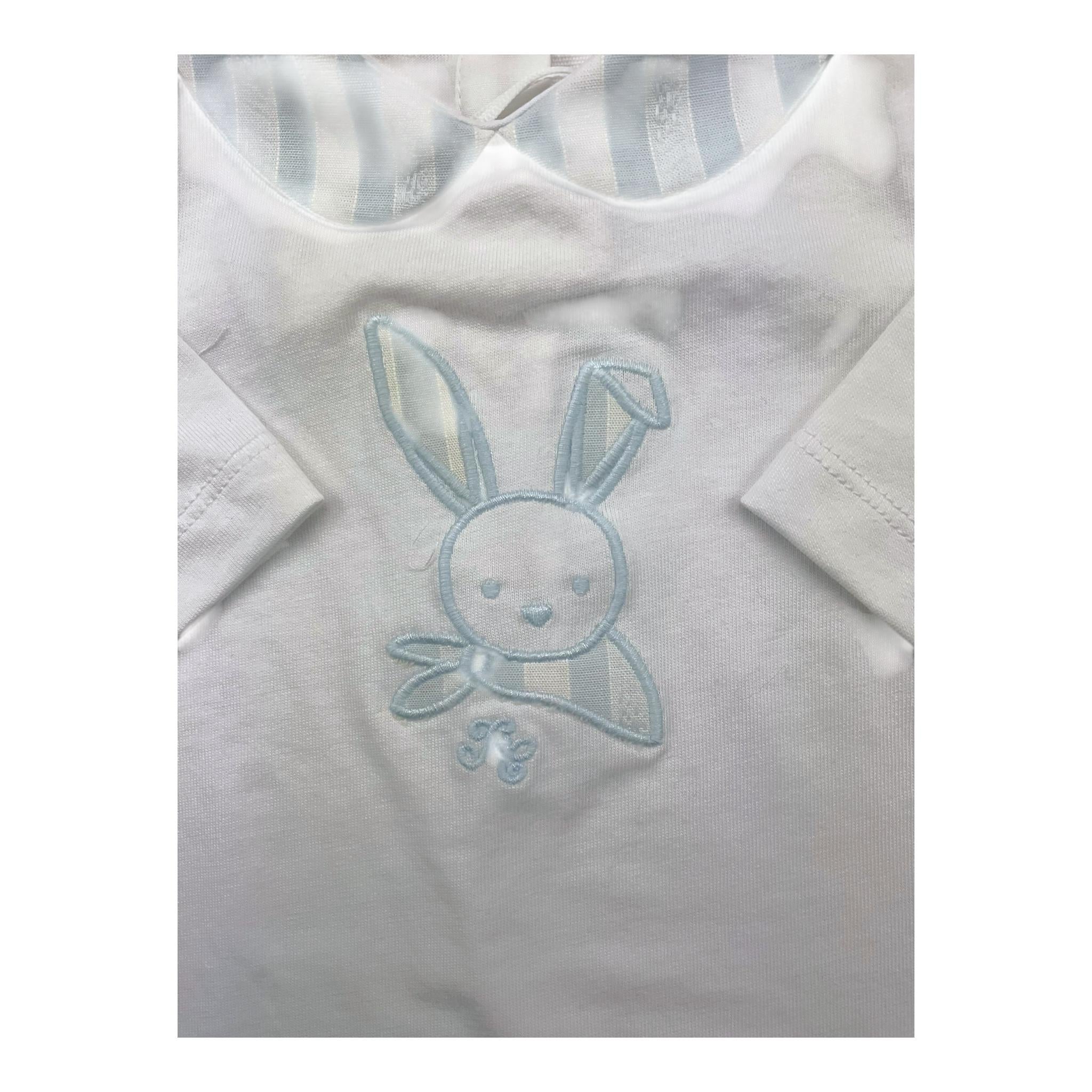 TARTINE ET CHOCOLAT tutina tinta unita con stampa Bianco per Neonato TY99010 BIANCO TARTINE ET CHOCOLAT 