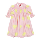 Piccola Ludo Abito Tinta Unita con Fantasia per Neonata BS10WB058 ROSA PICCOLA LUDO 