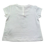 Liu Jo T-Shirt Girocollo Tinta Unita con Brillantini per Neonata HA5037 BIANCO LIU JO 