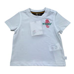 K-Way T-Shirt Girocollo Tinta Unita con Stampa per Neonato K5138DW BIANCO K-WAY 