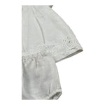 Marlu' Abito Mezza Manica Titna Unita con Culotte per Neonata EP1217MU BIANCO MARLU' 