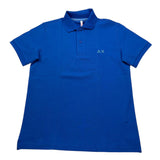 Sun68 Polo Mezza Manica Tinta Unita per Bambino A35309J BLU SUN68 