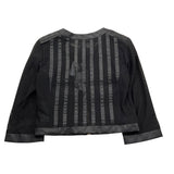 Relish Giubbino Tinta Unita con Trasparenze per Bambina RGP2405011001 NERO RELISH 