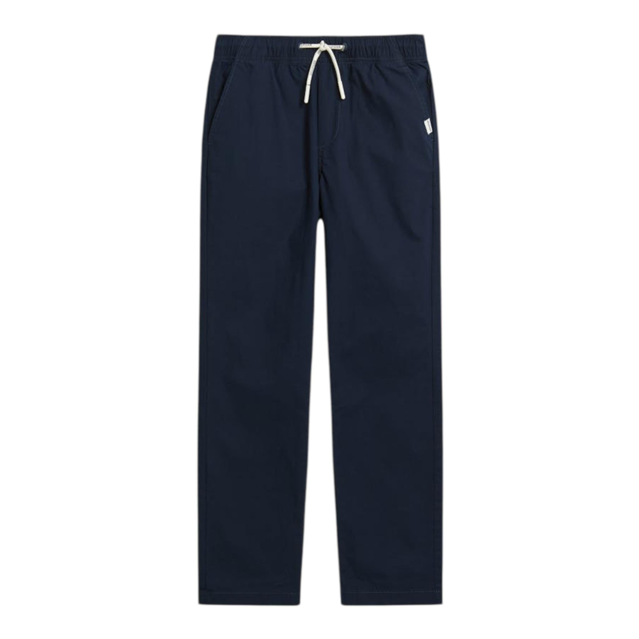 Tommy Hilfiger Pantalone Tinta Unita con Elastico In Vita per Bambino KB0KB09764 BLU TOMMY HILFIGER 