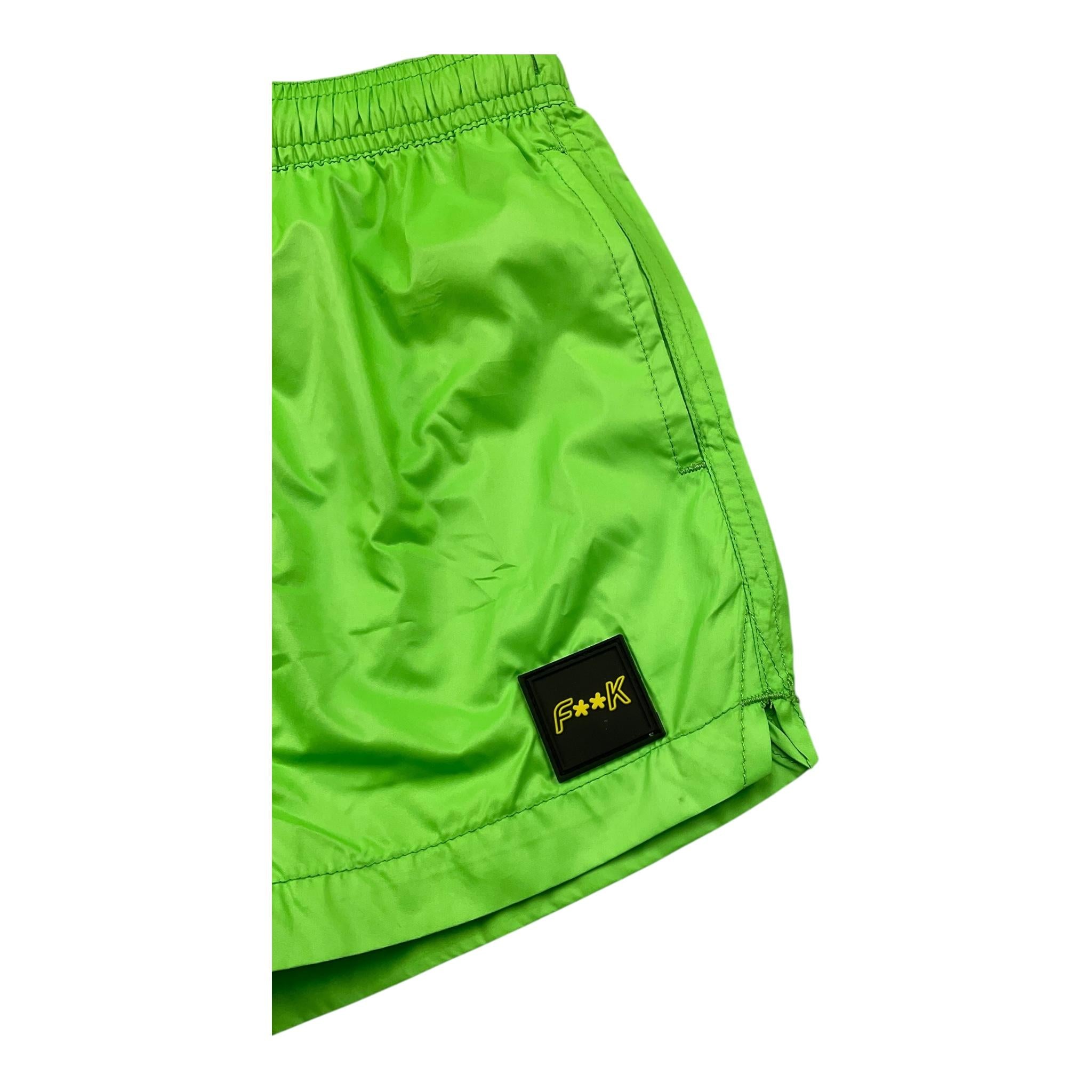 F**K Costume Tinta Unita per Bambino FJ25J01BU02FG VERDE FLUO F**K 