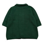 LITTLE BEAR cappotto tinta unita in maglia doppiopetto Verde per Neonato 9008 VERDE LITTLE BEAR 