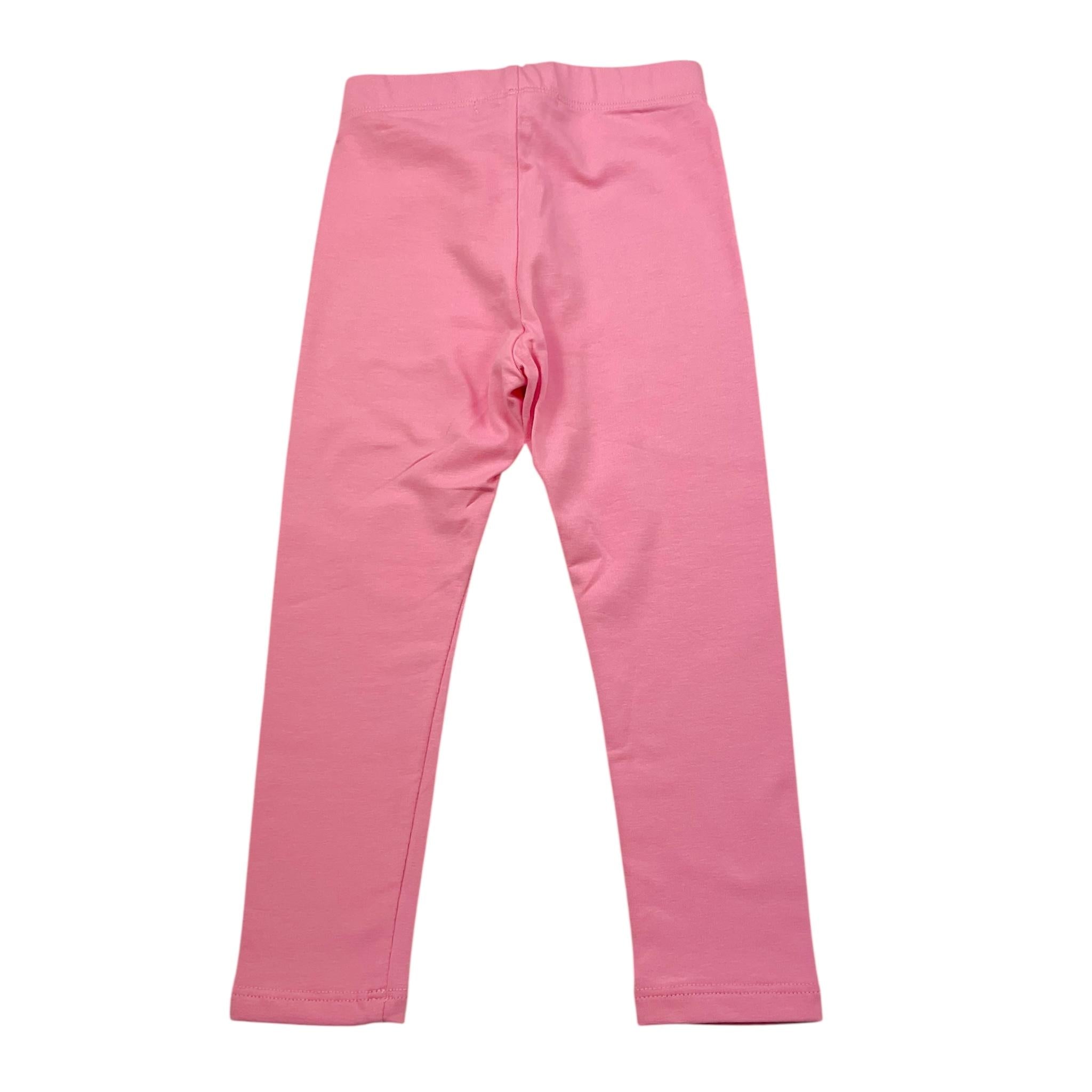 Mousse Leggins Tinta Unita con Stampa per Neonata SKL377PN ROSA MOUSSE 