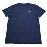 Monnalisa T-Shirt Girocollo Tinta Unita con Stampa per Bambino MNSTHO BLU MONNALISA 