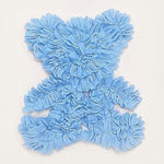 Fun & Fun T-Shirt Girocollo Tinta Unita con Orso per Bambina FBTS01423 BIANCO/AZZURRO FUN & FUN 