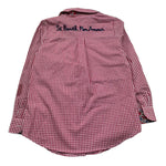 Saint Barth Camicia Manica Lunga Fantasia Quadretti per Bambina COTTON ROSSO SAINT BARTH 