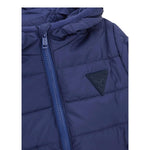 Guess Giubbino Tinta Unita con Cappuccio per Bambino H4BT03WCFM0J BLU GUESS 