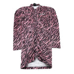 MARC ELLIS abiti manica lunga fantasia zebrata in ciniglia Rosa per Bambina JMJDR002733X ROSA MARC ELLIS 