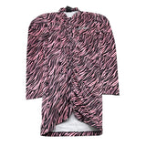 MARC ELLIS abiti manica lunga fantasia zebrata in ciniglia Rosa per Bambina JMJDR002733X ROSA MARC ELLIS 