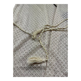 Fun & Fun Cardigan Tinta Unita Giromanica Traforato per Bambina FCJWA01143 BEIGE FUN & FUN 