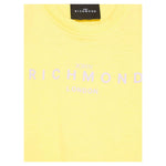 John Richmond T-Shirt Girocollo Tinta Unita con Stampa per Neonata RIP25002TSXXX GIALLO JOHN RICHMOND 