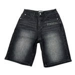 Iceberg Bermuda In Denim Tinta Unita per Bambino BMICE5102J NERO ICEBERG 