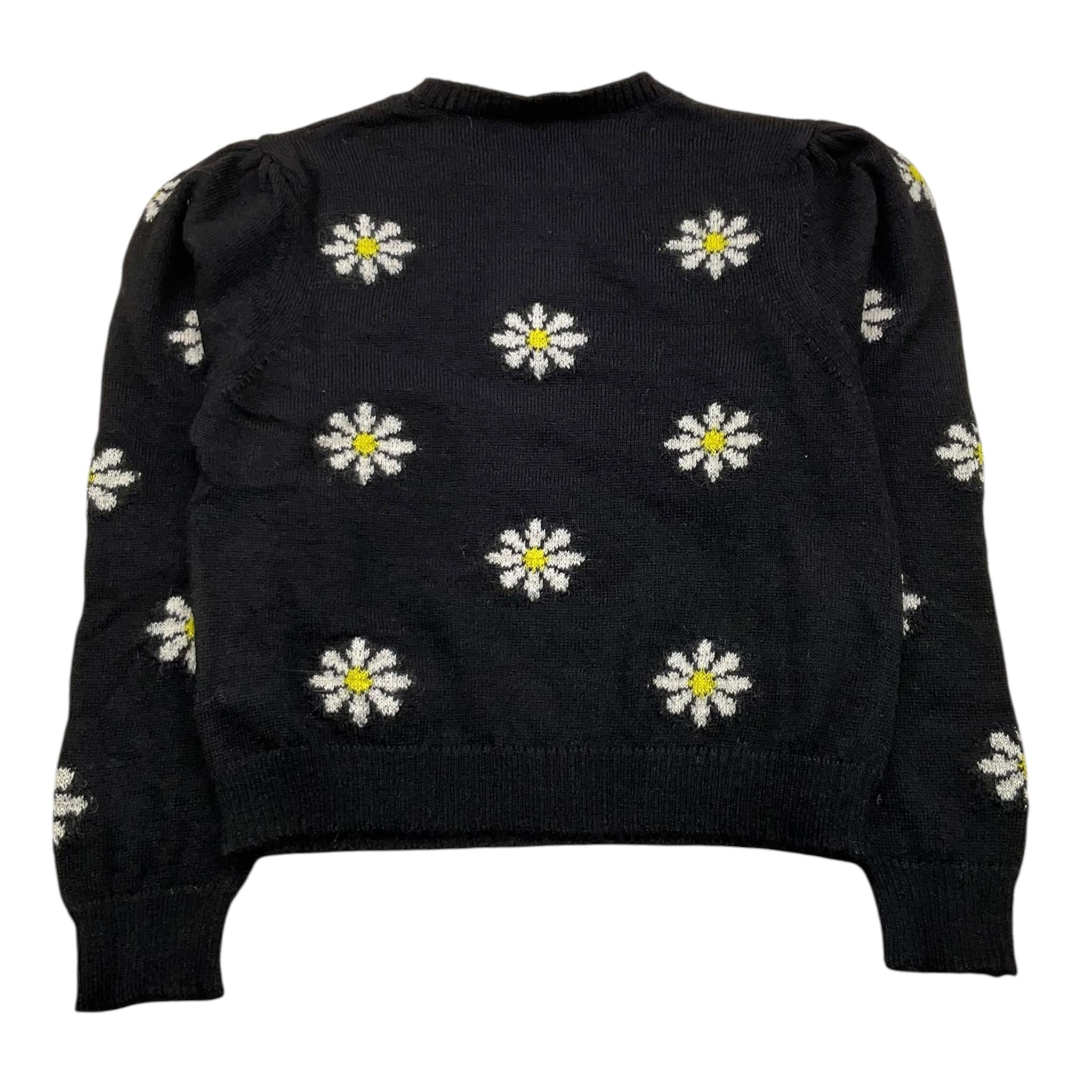 MONNALISA maglia girocollo tinta unita con stampa floreale Nero per Bambina 48601 NERO MONNALISA 