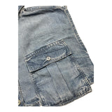Liu Jo Camicia Giromanica In Denim  per Bambina GA5103 BLU LIU JO 