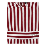 Monnalisa Abito Bicolore con Fantasia A Righe per Bambina 417909 BIANCO/ROSSO MONNALISA 