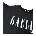 Gaelle Abito Mezza Manica Tinta Unita con Logo per Bambina 2746V00054 NERO GAELLE 