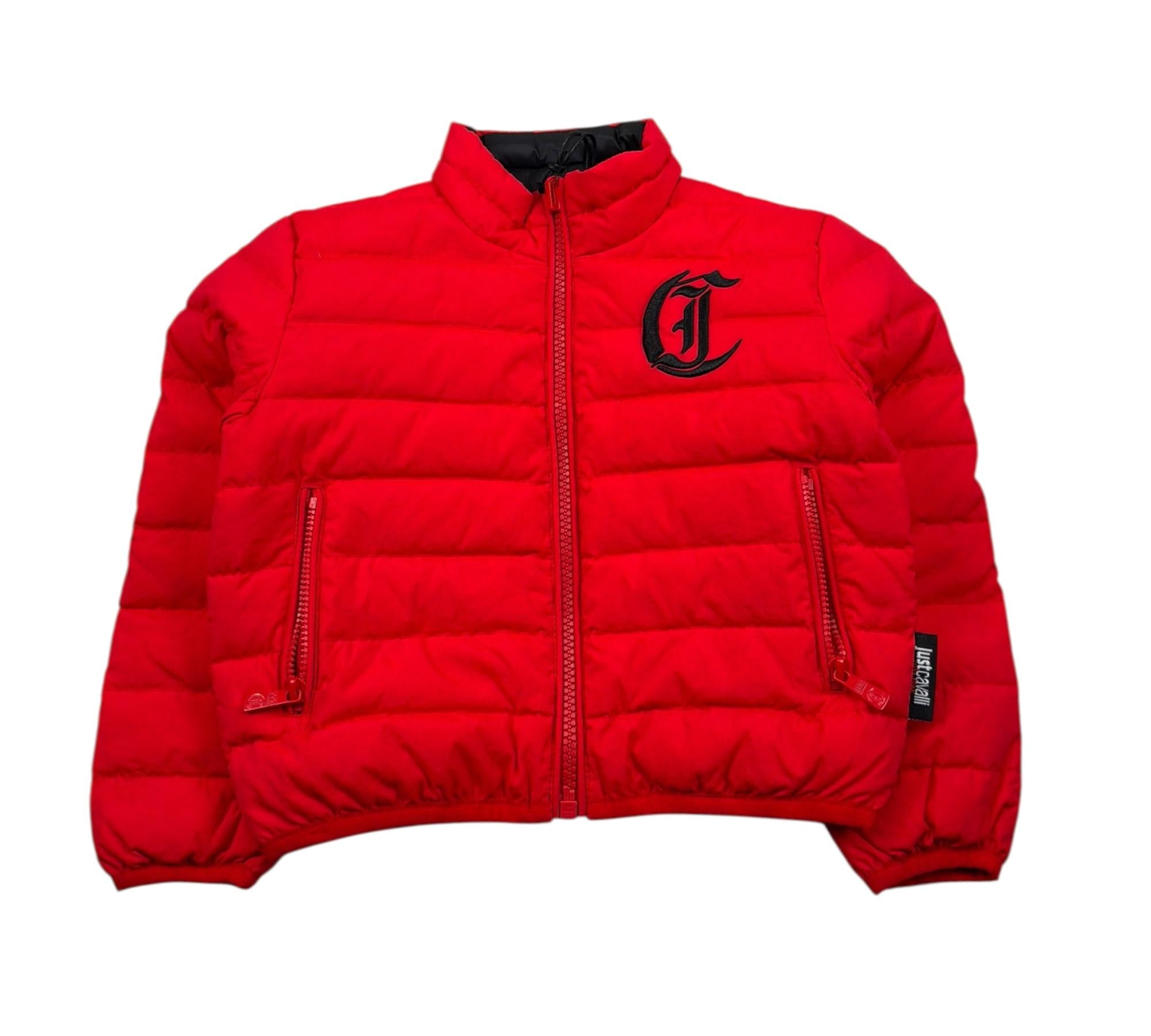 Just Cavalli Giubbino Reversibile Bicolore per Neonato JIP26045PI NERO/ROSSO JUST CAVALLI 