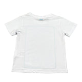 Move T-Shirt Tinta Unita Girocollo con Stampa per Neonato PRINTBIAN BIANCO MOVE 