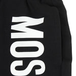 Moschino Bermuda In Tuta Tinta Unita con Logo per Bambino HUQ02FX NERO MOSCHINO 