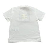 Elisabetta Franchi T-Shirt Girocollo Tinta Unita con Logo per Bambina EFTS185 BIANCO ELISABETTA FRANCHI 