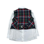 Aletta Completo 2 Pezzi Gilet-Camicia per Neonato M220422 BIANCO ALETTA 