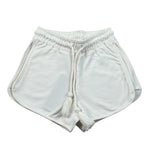 Fun & Fun Short Tuta Tinta Unita con Elastico In Vita per Bambina FNBSO17336 BIANCO FUN & FUN 