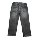 Dropseason2 Jeans Tinta Unita con Logo per Bambino SS25K012 NERO DROPSEASON2 