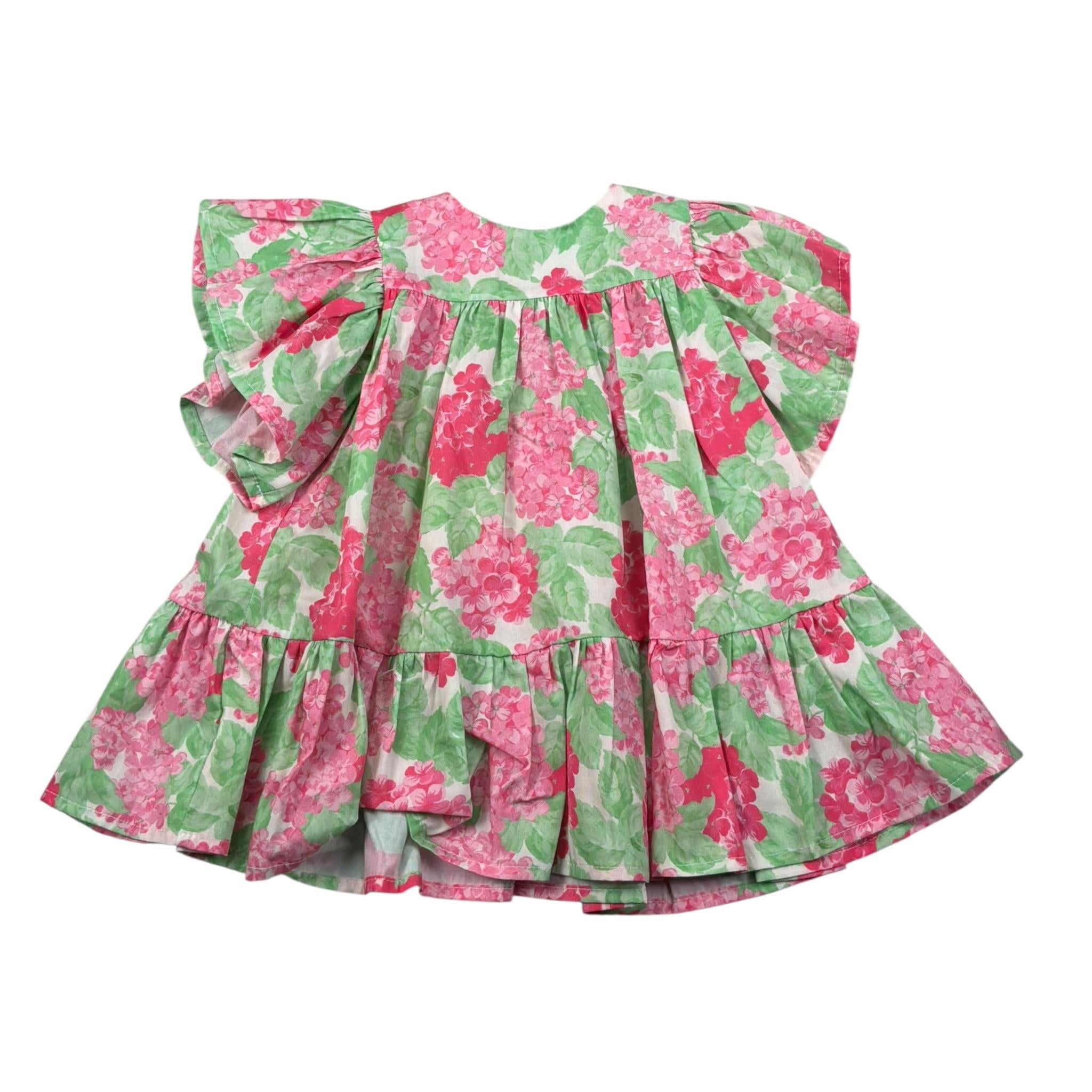 Nanan Abito Mezza Manica Fantasia Floreale per Neonata E24491 MULTICOLOR NANAN 