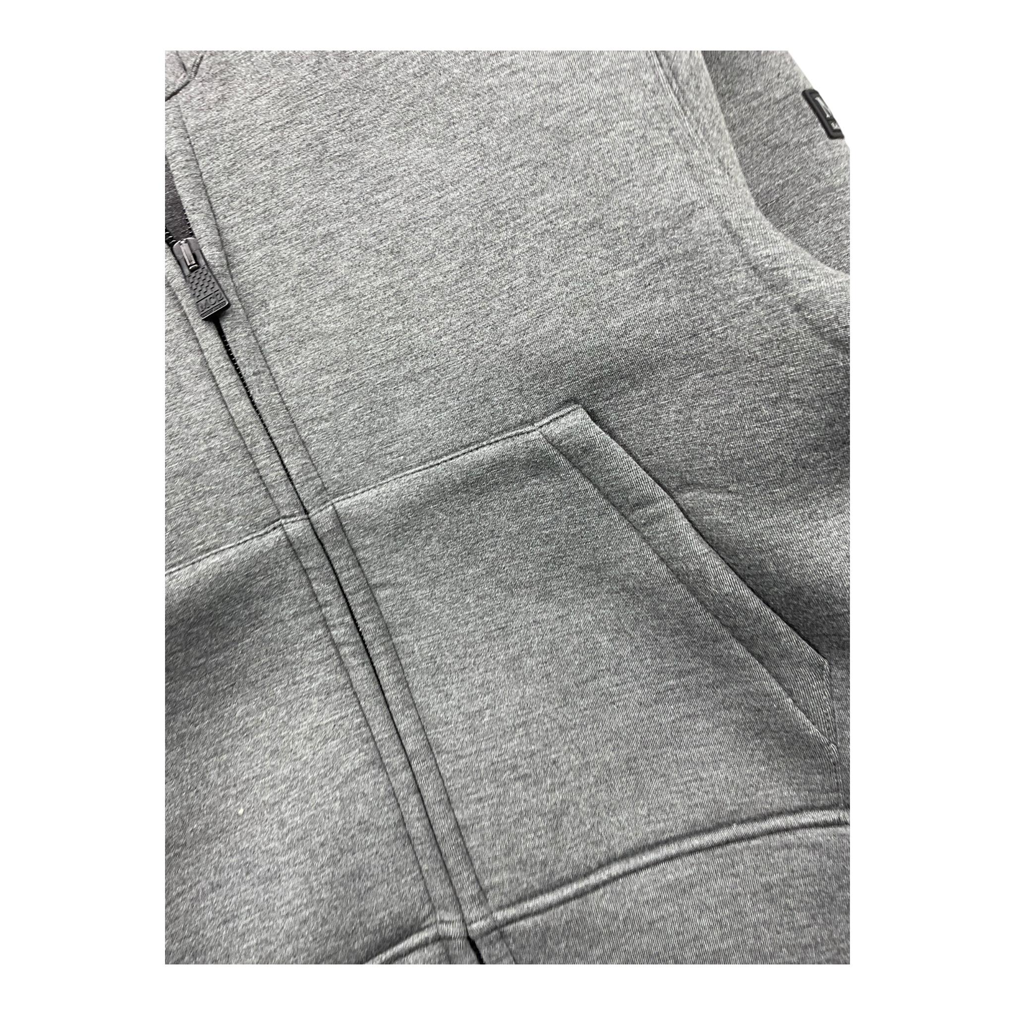 SAINT BARTH felpa tinta unita con zip e cappuccio Grigio per Bambino CRR0005 GRIGIO SAINT BARTH 