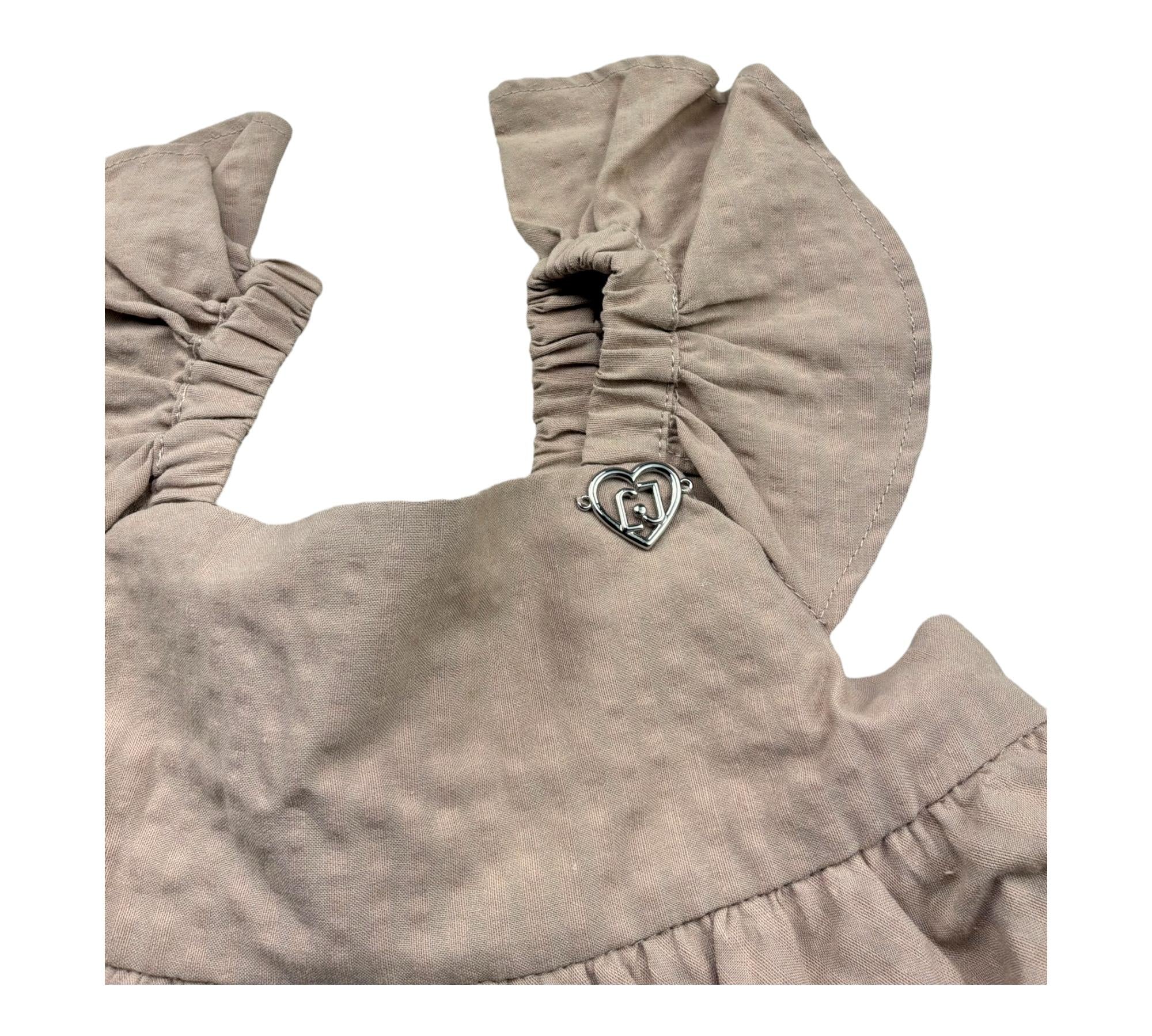 Liu Jo Top Giromanica Tinta Unita per Bambina KA5140 BEIGE LIU JO 