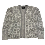 JOHN RICHMOND cardigan tinta unita con stampe logo Grigio per Bambina RGA25230CO GRIGIO JOHN RICHMOND 