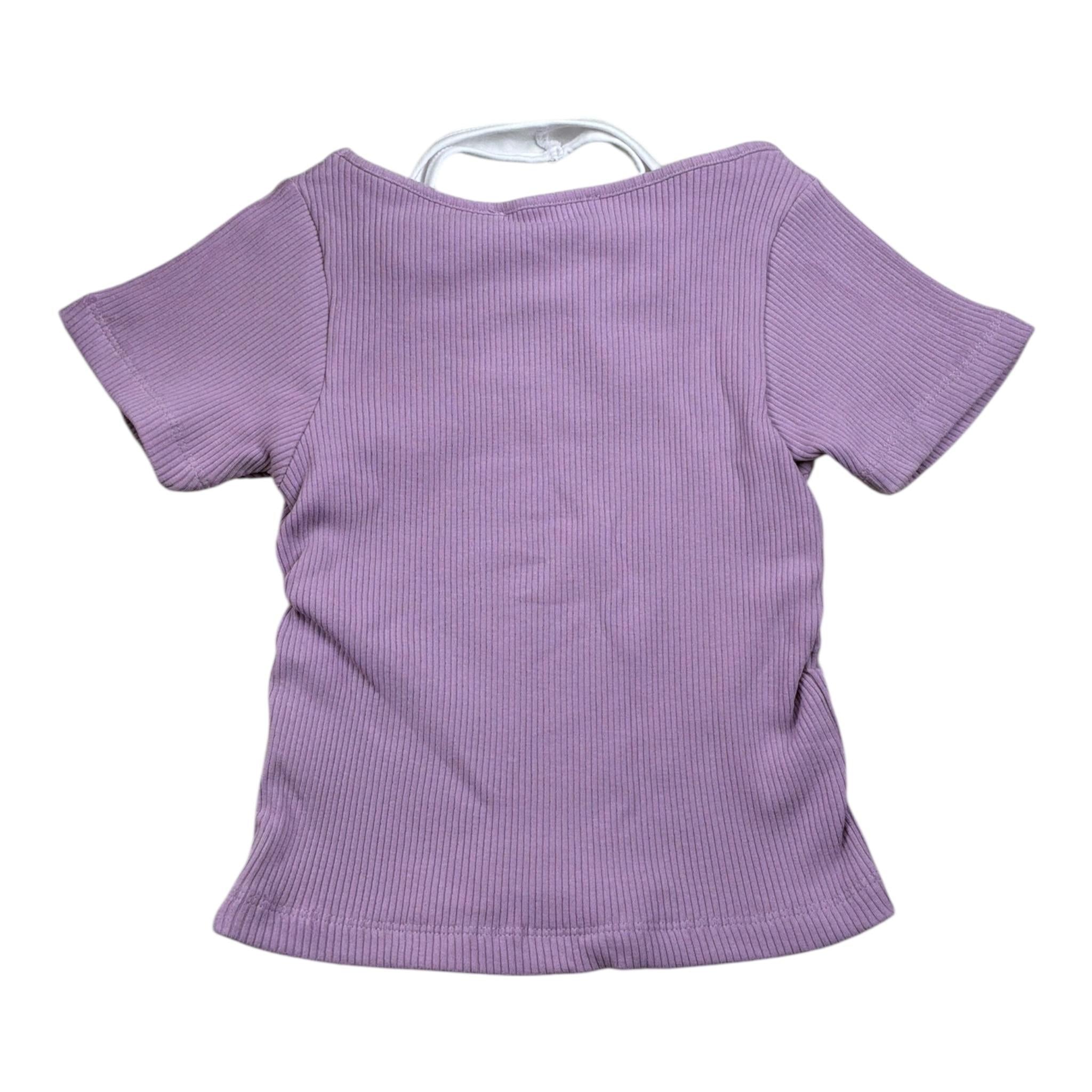 Gaelle T-Shirt tinta unita con Stampa Lilla per Bambina 2746M00462 LILLA GAELLE 