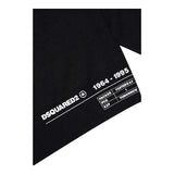 DSQUARED2 maglia collo alto tinta unita con logo Nero per Bambino DQ1161 NERO DSQUARED2 