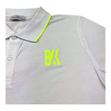 Bikkembergs Polo Mezza Manica Tinta Unita con Ricamo Logo per Bambino BK3274 BIANCO BiKKEMBERGS 