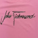 JOHN RICHMOND t-shirt girocollo tinta unita con stampa Rosa per Bambina RGA24133TS ROSA JOHN RICHMOND 