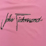 JOHN RICHMOND t-shirt girocollo tinta unita con stampa Rosa per Bambina RGA24133TS ROSA JOHN RICHMOND 