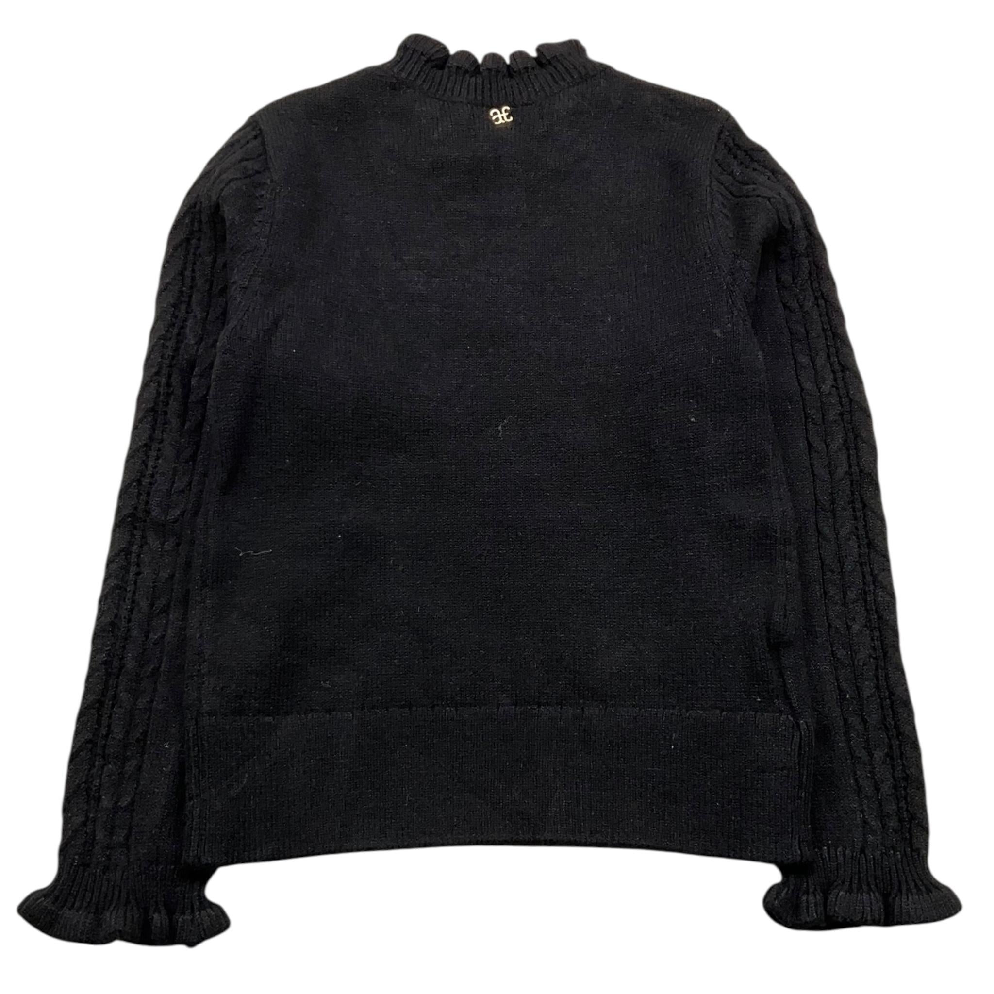 ABEL & LULA maglia girocollo tinta unita Nero per Bambina 5830 NERO ABEL & LULA 