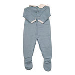 Paz Rodriguez Tutina Manica Lunga Tinta Unita per Neonato 005120786 AZZURRO PAZ RODRIGUEZ 