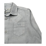 Il Gufo Camicia Manica Lunga Tnta Unita Collo Coreano per Neonato P25CL110L6006N AZZURRO IL GUFO 