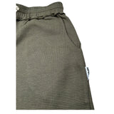 Please Bermuda Tinta Unita con Elastico In Vita per Bambino RE35030G75 VERDE PLEASE 