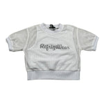 Refrigiwear T-Shirt Girocollo Tinta Unita Trafrato per Bambina 344MRFJS25 BIANCO REFRIGIWEAR 