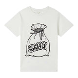 Stella Mccartney T-Shirt Girocollo Tinta Unita con Stampa E Applicazioni per Bambino TW8Q71 BIANCO STELLA McCARTNEY 