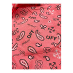 Off-White Camicia Mezza Manica Tinta Unita con Stampa per Bambina OGGA018S2 SALMONE OFF-WHITE 