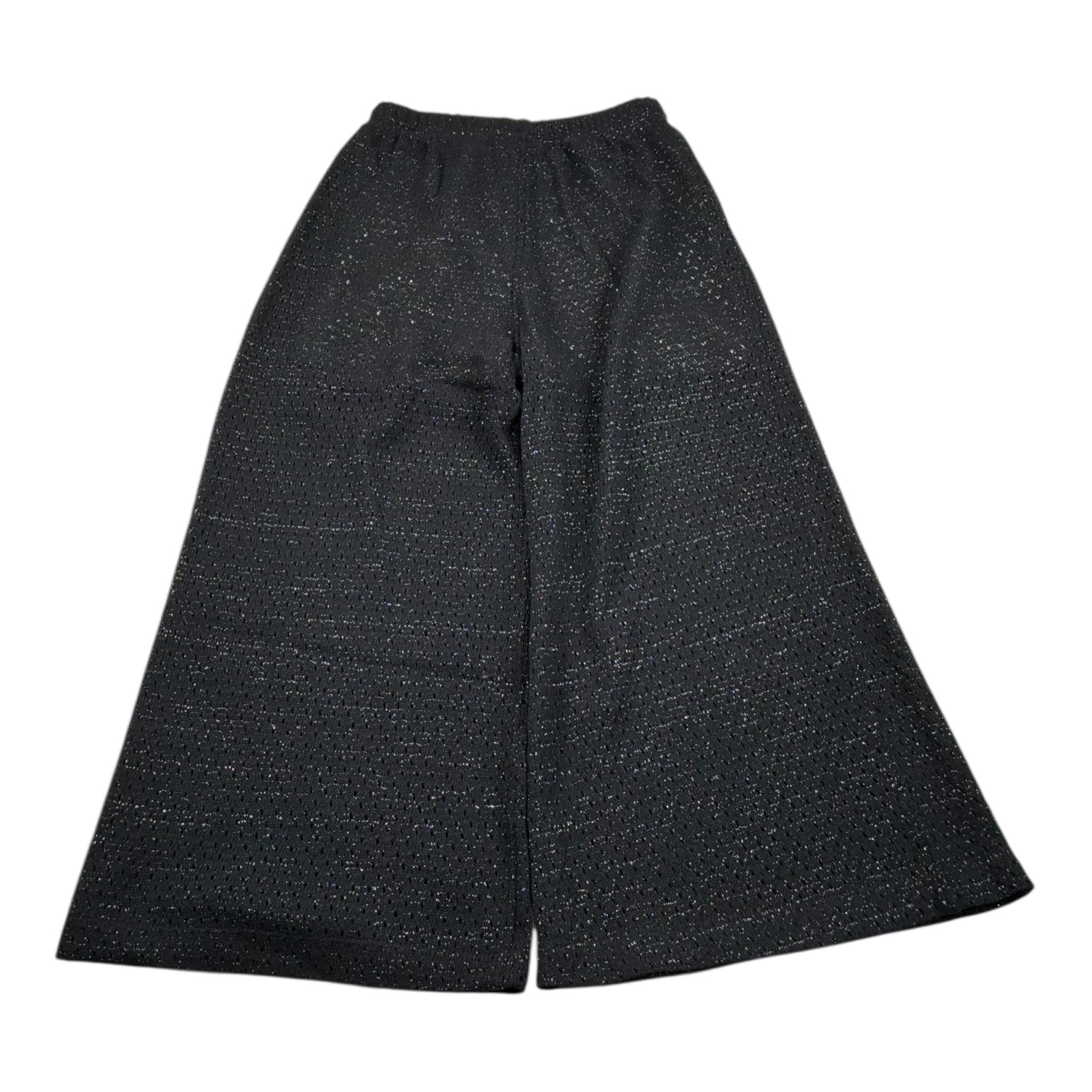 Caffe' D'Orzo Pantalone Modello A Palazzo Tinta Unita per Bambina ZW6A40 NERO CAFFE' D'ORZO 