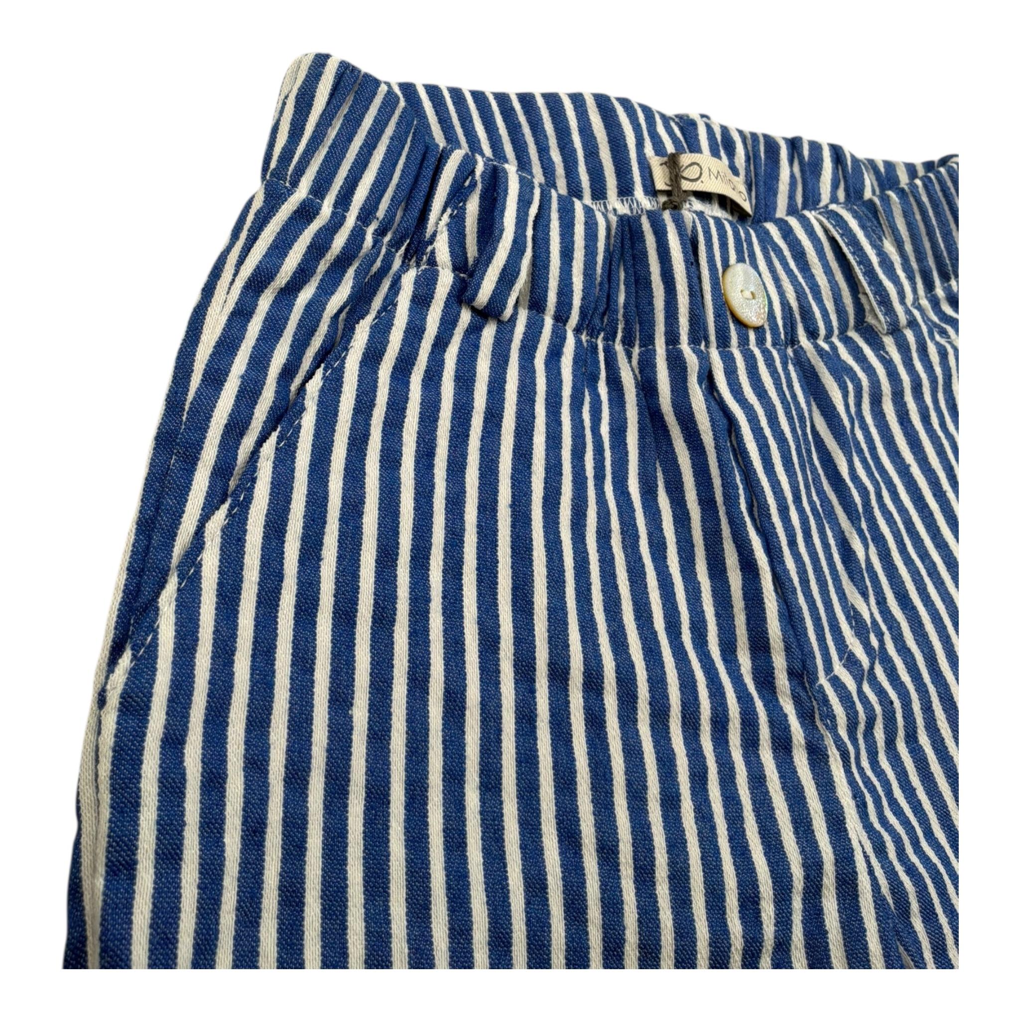 J.O. Milano Bermuda Fantasia A Righe con Elastico In Vita per Neonato 574M1 BLU J.O. MILANO 